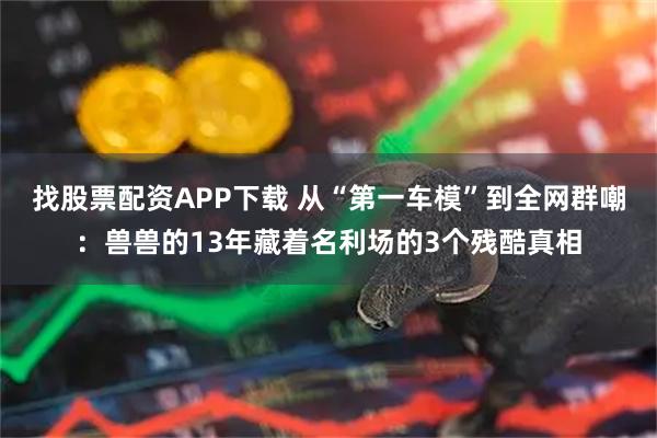 找股票配资APP下载 从“第一车模”到全网群嘲：兽兽的13年藏着名利场的3个残酷真相